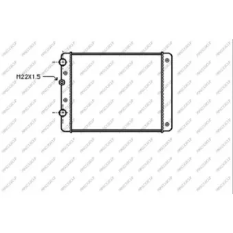 Radiateur, refroidissement du moteur PRASCO ST001R004