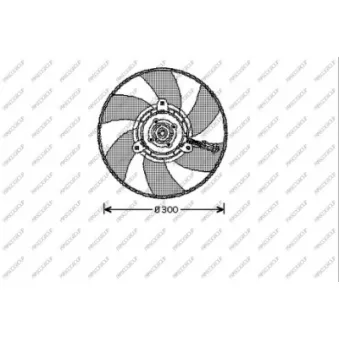 Ventilateur, refroidissement du moteur PRASCO ST031F001