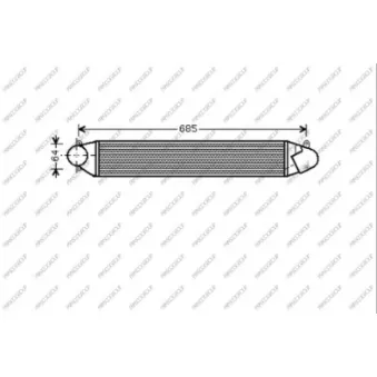 Intercooler, échangeur PRASCO ST052N001