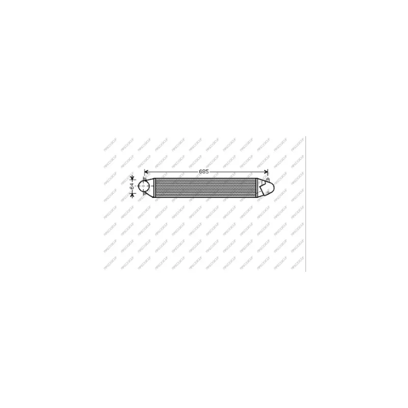 Intercooler, échangeur PRASCO ST052N001