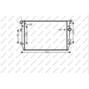 Radiateur, refroidissement du moteur PRASCO ST056R002