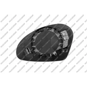 Verre de rétroviseur, rétroviseur extérieur PRASCO ST5227503