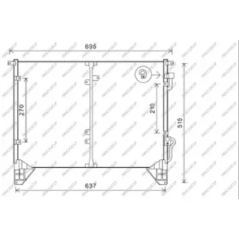 Condenseur, climatisation PRASCO SY810C002