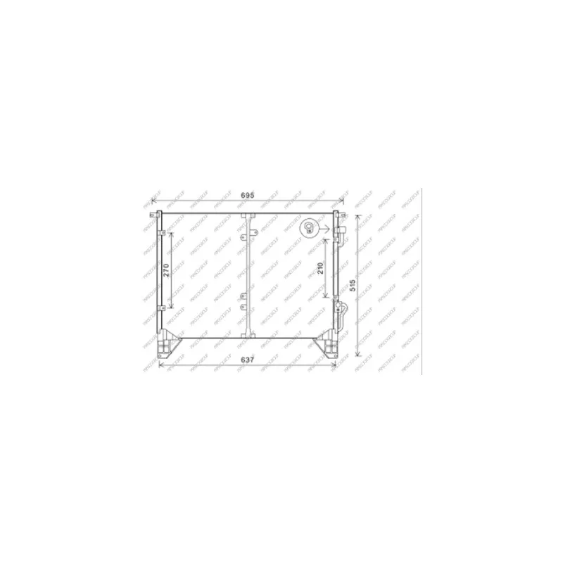 Condenseur, climatisation PRASCO SY810C002