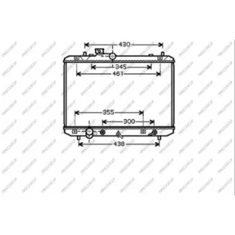 Radiateur, refroidissement du moteur PRASCO SZ034R002