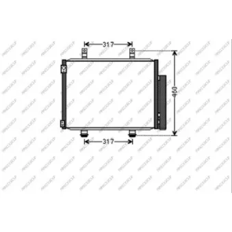 Condenseur, climatisation PRASCO SZ036C001