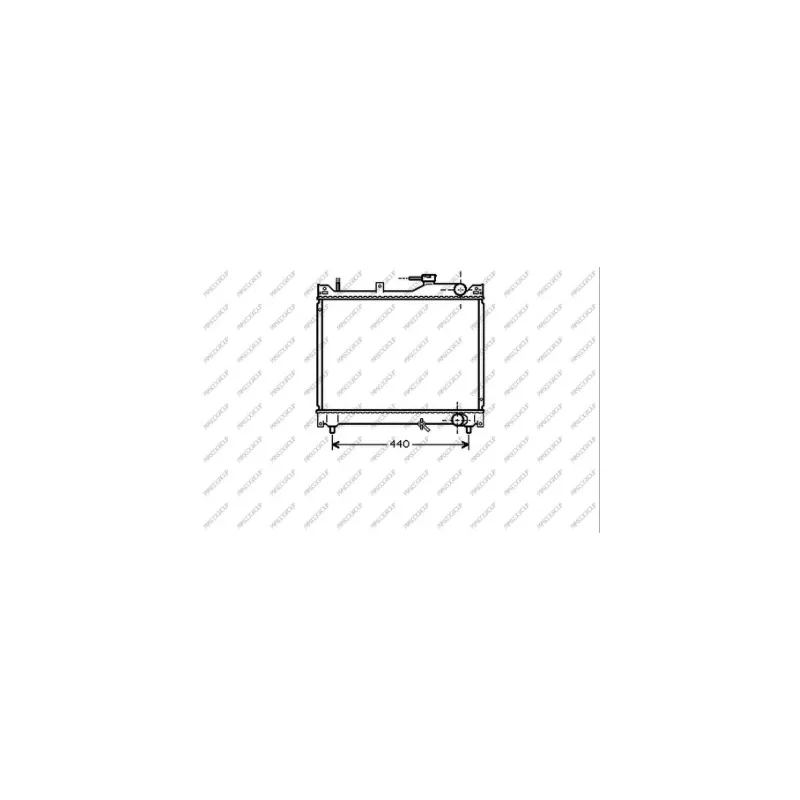 Radiateur, refroidissement du moteur PRASCO SZ054R007