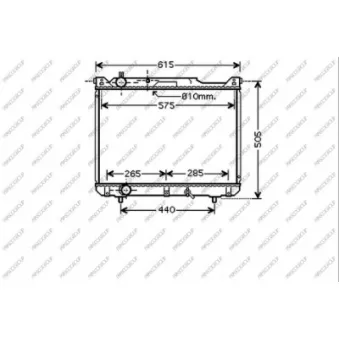 Radiateur, refroidissement du moteur PRASCO SZ054R009
