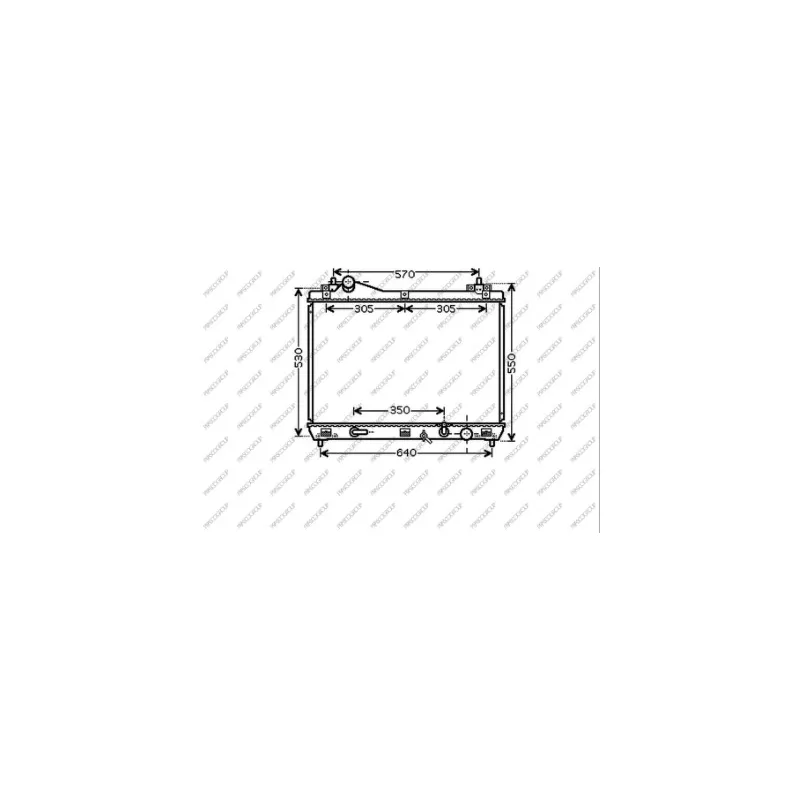Radiateur, refroidissement du moteur PRASCO SZ056R002