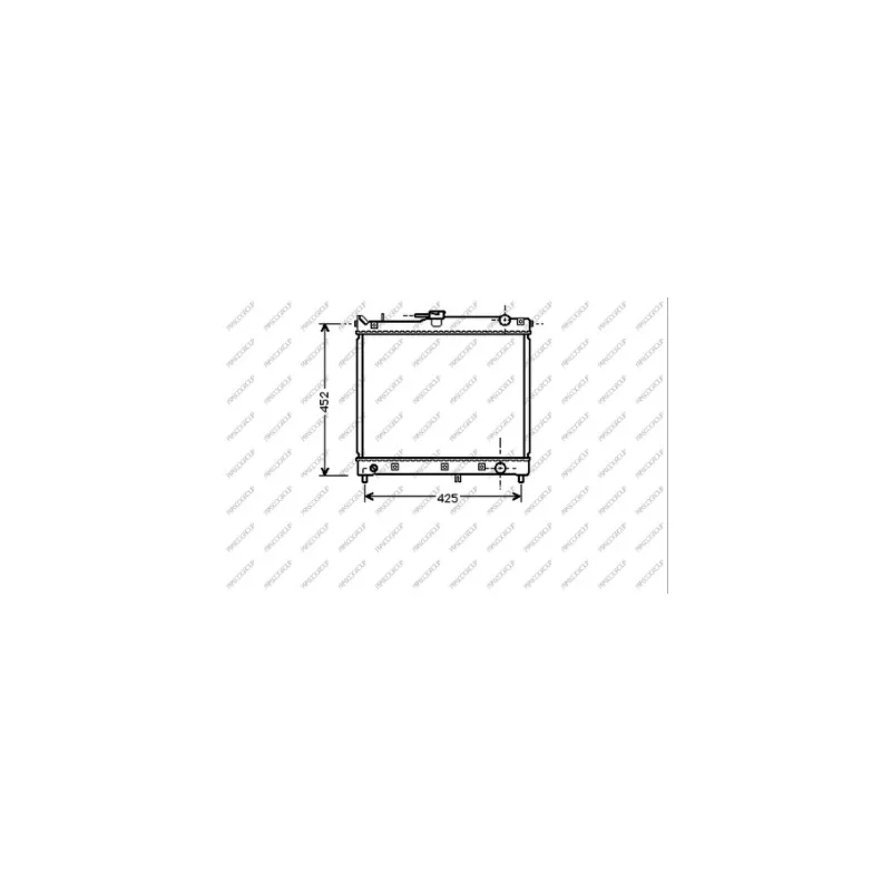 Radiateur, refroidissement du moteur PRASCO SZ710R001