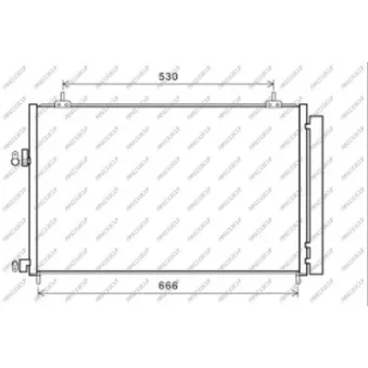 Condenseur, climatisation PRASCO TY290C001