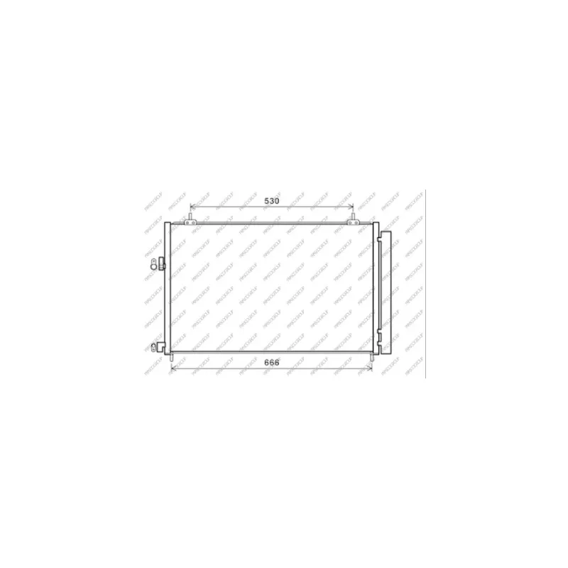 Condenseur, climatisation PRASCO TY290C001