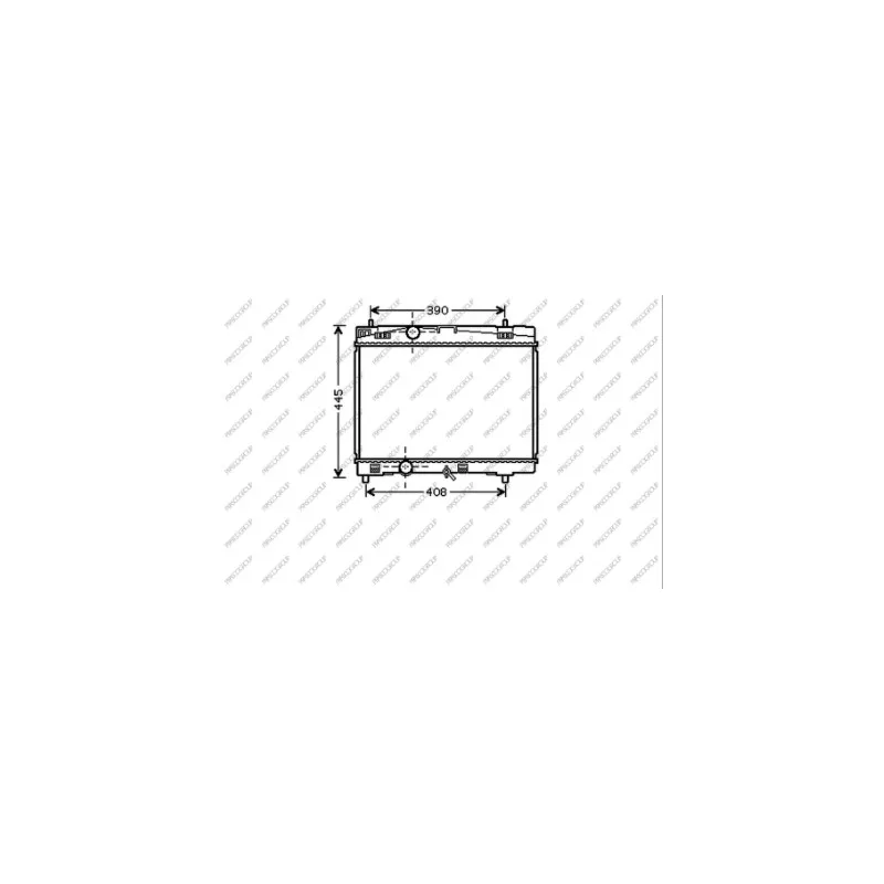 Radiateur, refroidissement du moteur PRASCO TY325R001