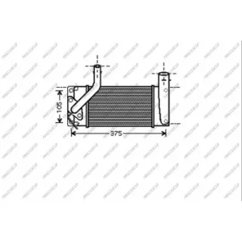 Intercooler, échangeur PRASCO TY350N003