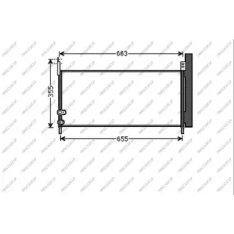 Condenseur, climatisation PRASCO TY352C001