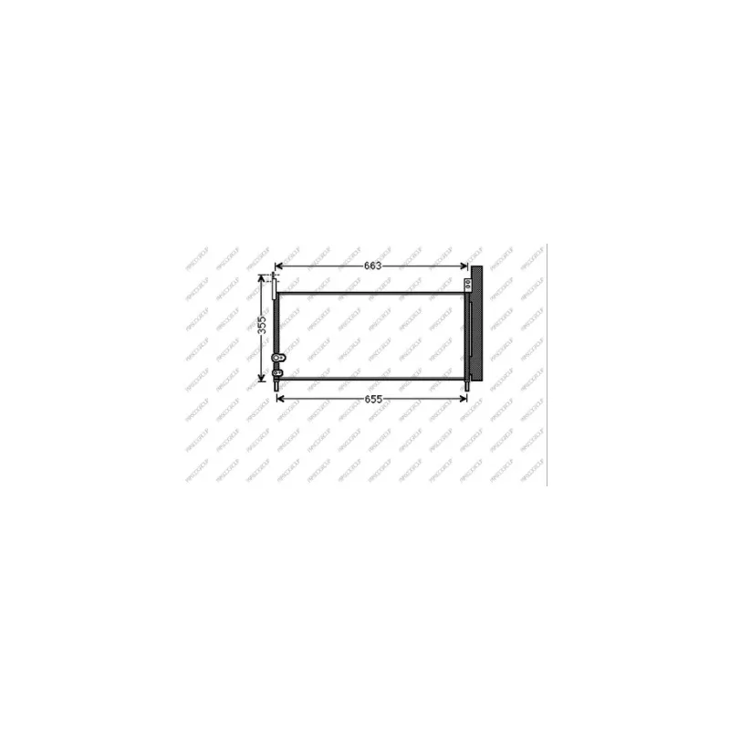 Condenseur, climatisation PRASCO TY352C001