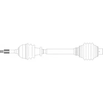 Arbre de transmission GENERAL RICAMBI RE3012