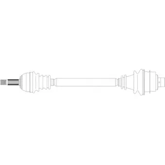 Arbre de transmission avant droit GENERAL RICAMBI RE3044