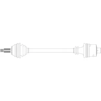 Arbre de transmission GENERAL RICAMBI RE3047