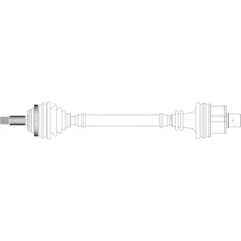 Arbre de transmission GENERAL RICAMBI RE3086