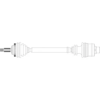 Arbre de transmission GENERAL RICAMBI RE3087