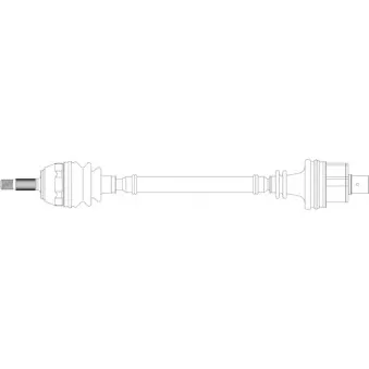 Arbre de transmission avant droit GENERAL RICAMBI RE3117
