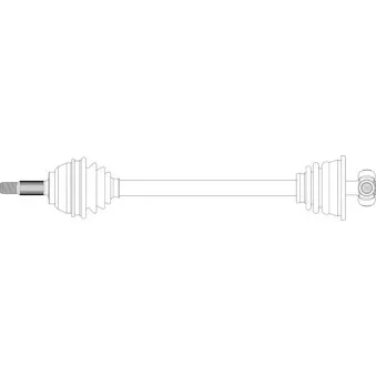 Arbre de transmission avant gauche GENERAL RICAMBI RE3120