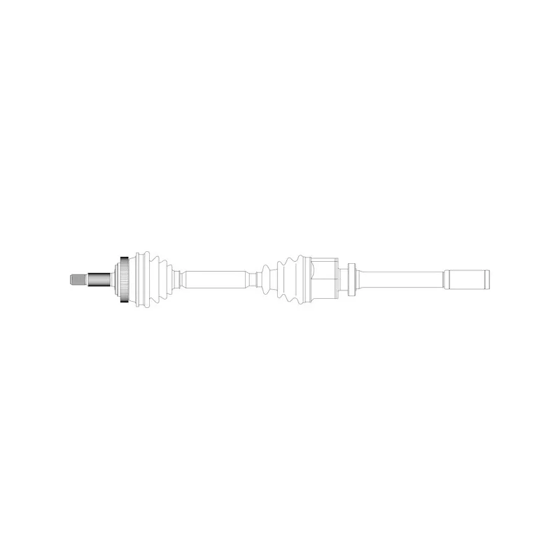 Arbre de transmission avant droit GENERAL RICAMBI RE3123