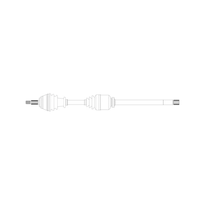 Arbre de transmission avant droit GENERAL RICAMBI RE3133