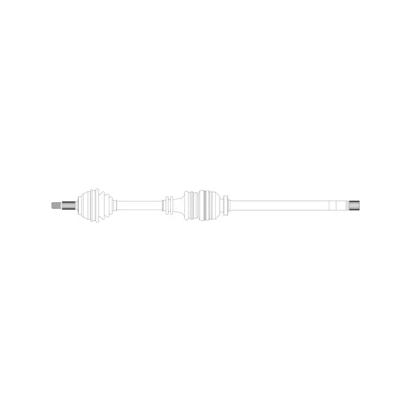 Arbre de transmission avant droit GENERAL RICAMBI RE3146