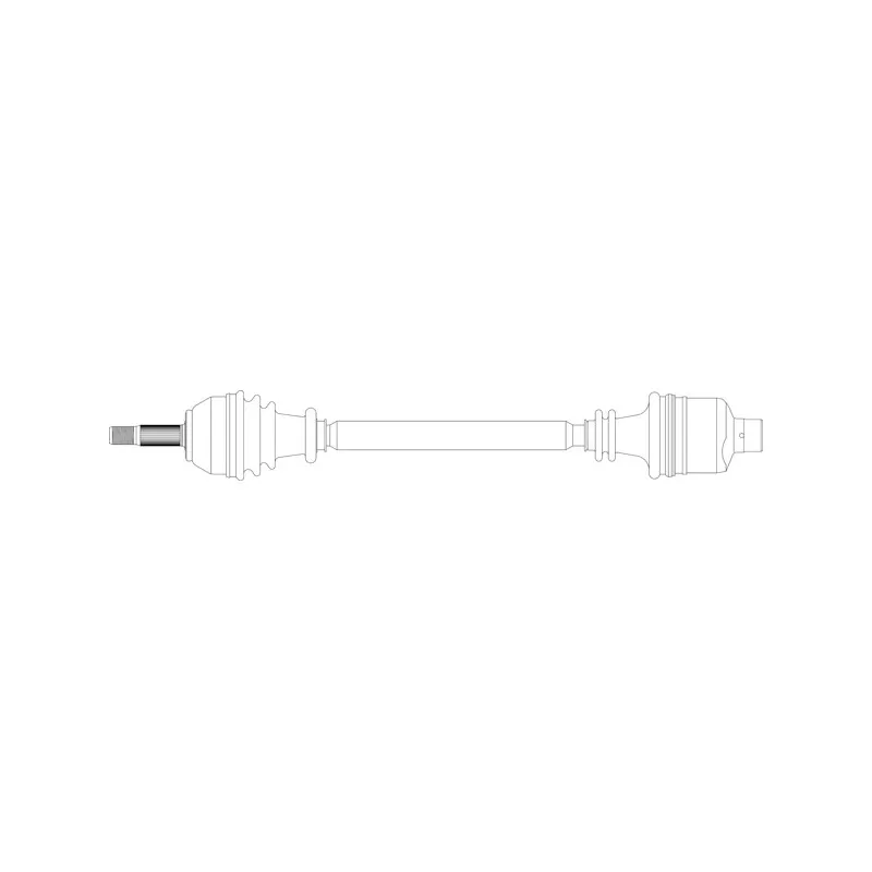 Arbre de transmission avant droit GENERAL RICAMBI RE3163