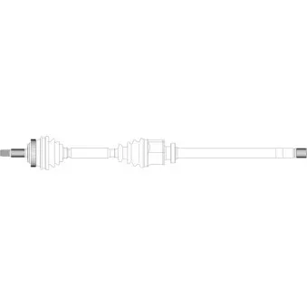 Arbre de transmission avant droit GENERAL RICAMBI RE3177