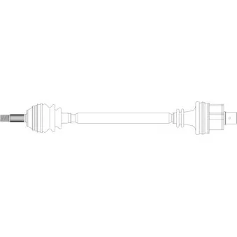 Arbre de transmission avant droit GENERAL RICAMBI RE3200