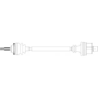 Arbre de transmission avant droit GENERAL RICAMBI RE3202