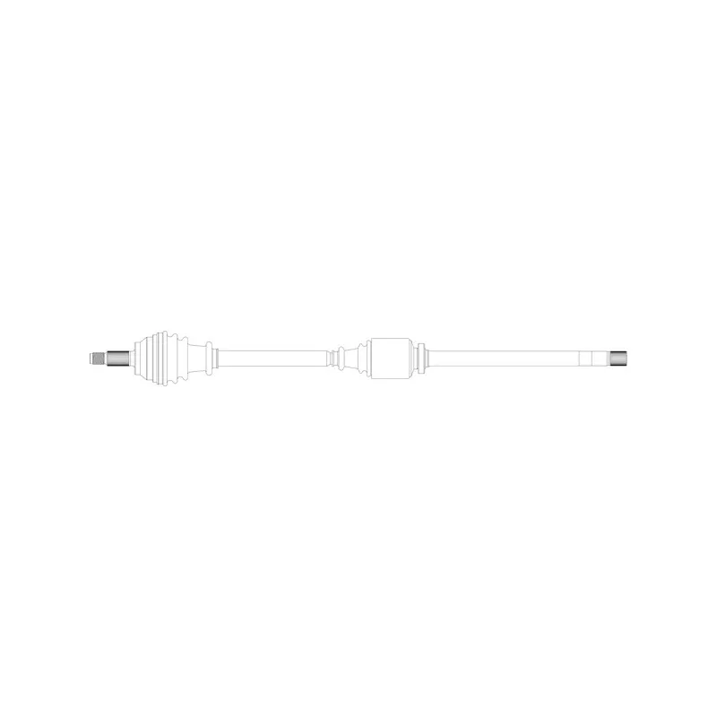 Arbre de transmission avant droit GENERAL RICAMBI RE3222