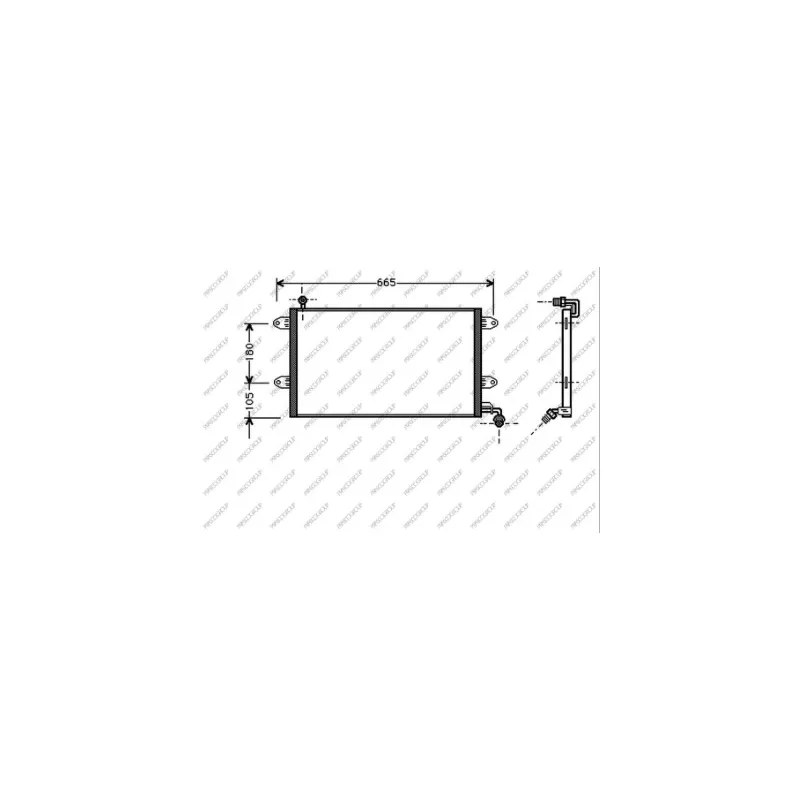 Condenseur, climatisation PRASCO VG032C001