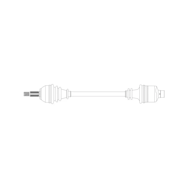 Arbre de transmission avant droit GENERAL RICAMBI RE3237