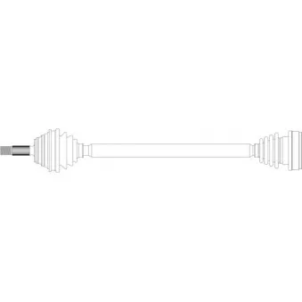 Arbre de transmission avant droit GENERAL RICAMBI RE3239