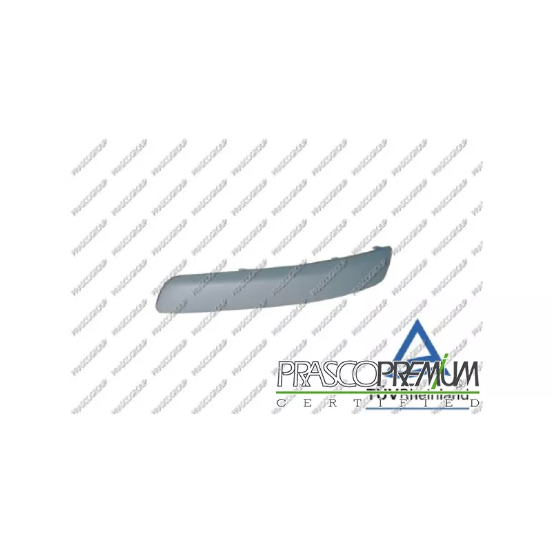 Baguette et bande protectrice, pare-chocs avant gauche PRASCO VG0361246