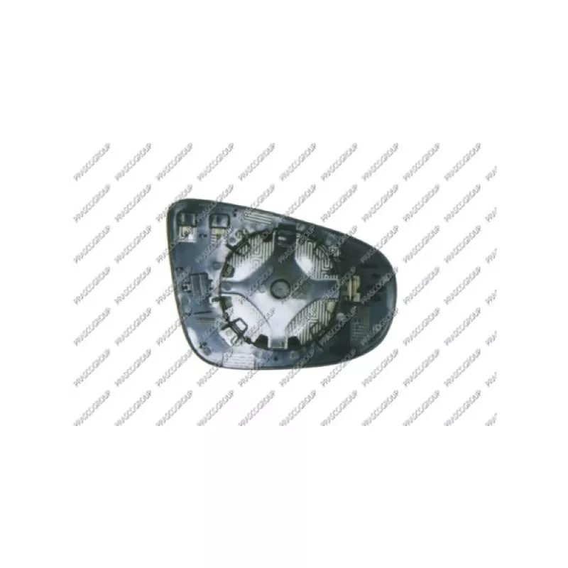 Verre de rétroviseur, rétroviseur extérieur PRASCO VG0387504
