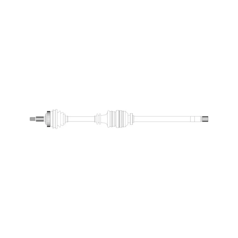 Arbre de transmission avant droit GENERAL RICAMBI RE3274