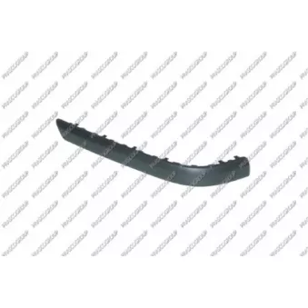 Baguette et bande protectrice, pare-chocs arrière gauche PRASCO VG0521254