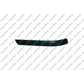 Baguette et bande protectrice, pare-chocs arrière gauche PRASCO VG0521274