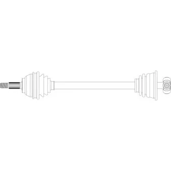 Arbre de transmission avant gauche GENERAL RICAMBI RE3303