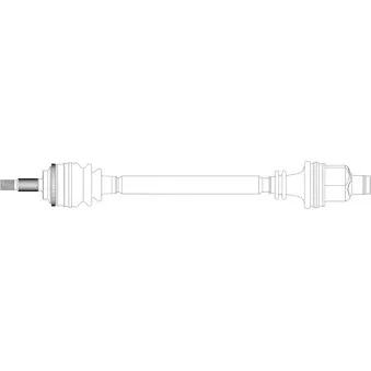 Arbre de transmission avant droit GENERAL RICAMBI RE3331