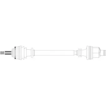 Arbre de transmission avant droit GENERAL RICAMBI RE3337