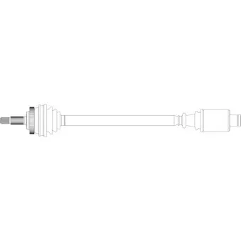 Arbre de transmission avant droit GENERAL RICAMBI RE3345