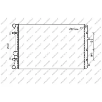 Radiateur, refroidissement du moteur PRASCO VG330R007