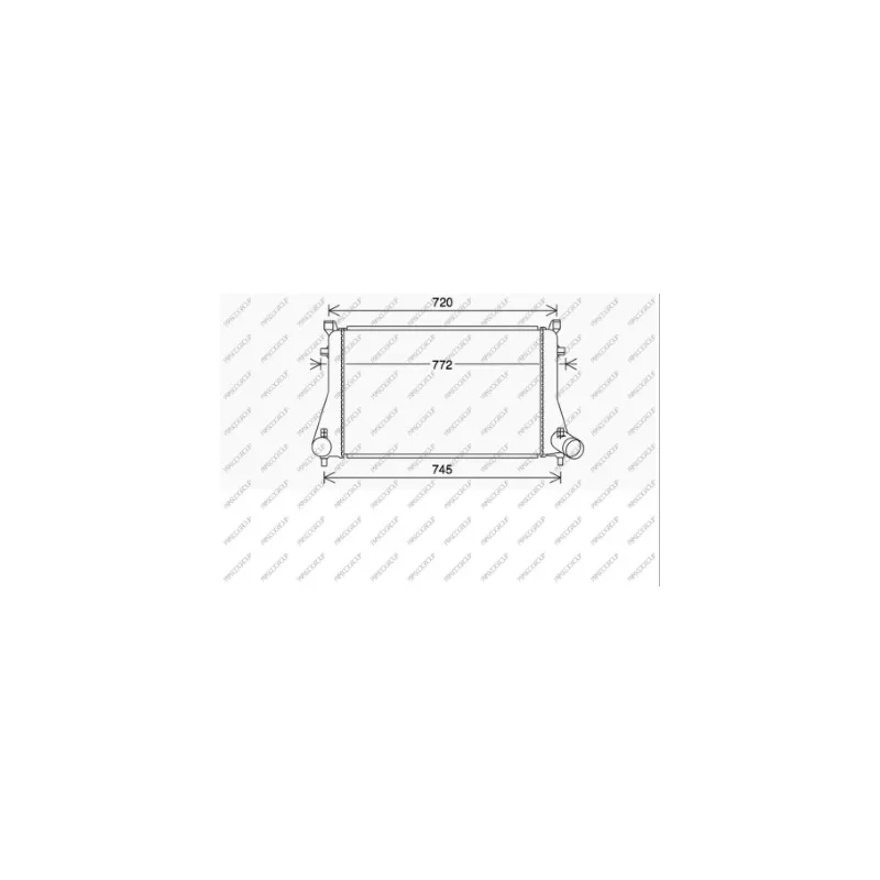 Intercooler, échangeur PRASCO VG400N001