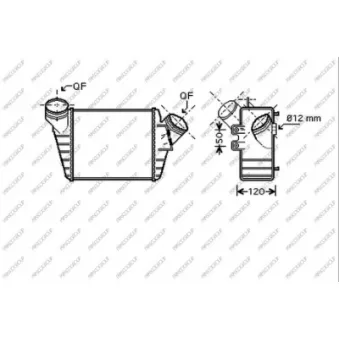 Intercooler, échangeur PRASCO VG420N002